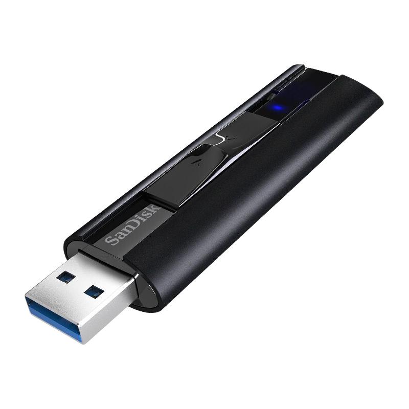 SanDisk 闪迪 至尊超极速系列 CZ880 USB 3.2 固态U盘 黑色 128GB 189元