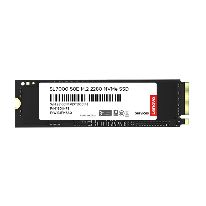 PLUS会员：Lenovo 联想 SL7000 50E NVMe M.2 固态硬盘 1TB（PCIe5.0） 1092.51元包邮（需