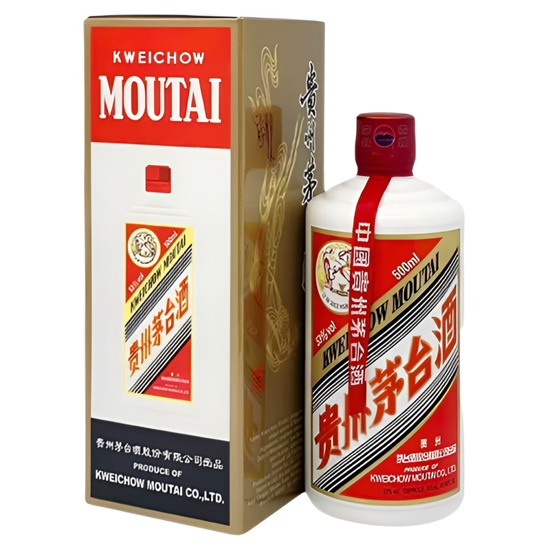 MOUTAI 茅台 贵州飞天茅台53度500ml酱香型白酒海外版茅台酱酒茅台酒 ￥1856.3