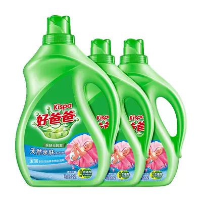 再降价、88VIP、需福袋:好爸爸 天然洗衣液 4kg×1箱 26.51元包邮(31.51元+返5元猫超卡)