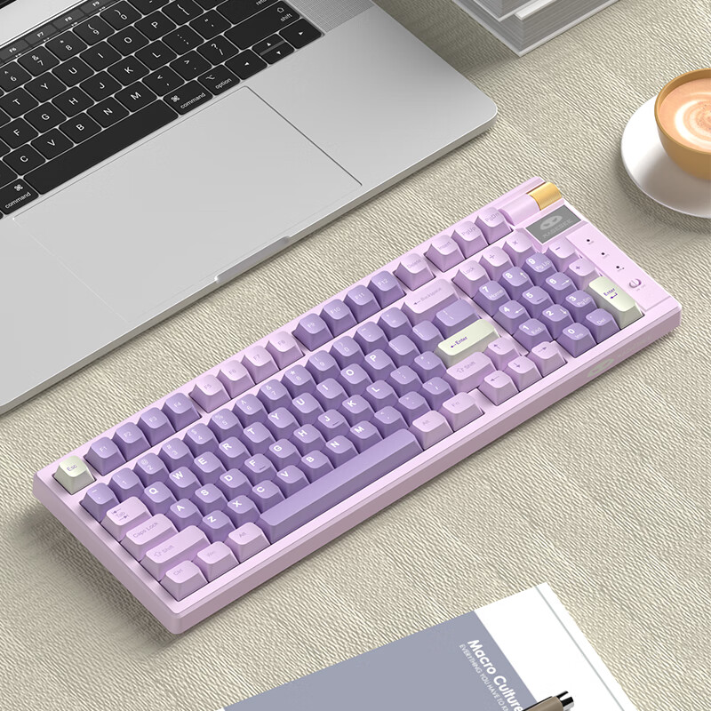 MageGee MK-98 98键 三模机械键盘 紫罗兰 蓝鲸轴 RGB 179元（需用券）