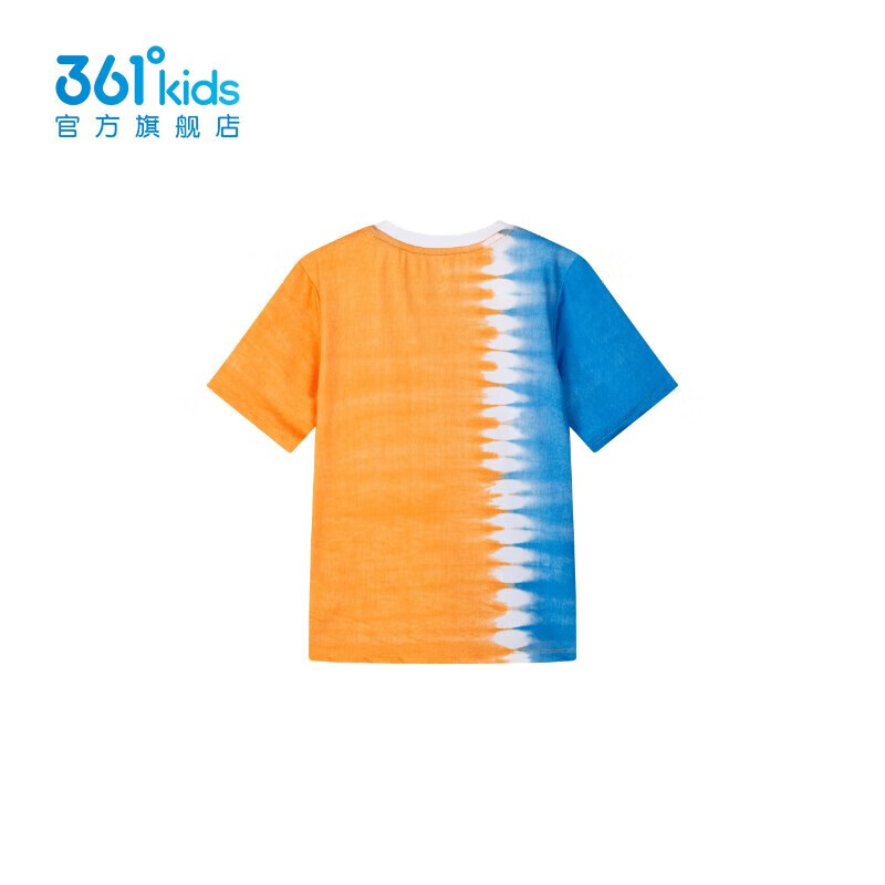361°童装男童短袖针织衫2024年夏季新款小童儿童短袖 激光橙 101*3件 58.8元（