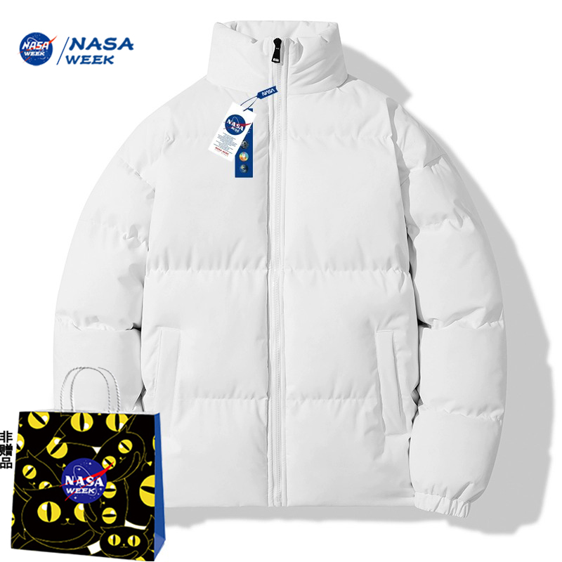NASA WEEK 潮牌冬季加厚羽绒棉服男女士棉袄保暖情侣装棉服 69.9元（需用券）