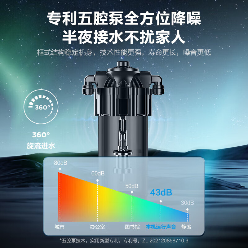 Midea 美的 加热净水器极光版800G净热一体机零陈水家用加热直饮一体机 1818.41