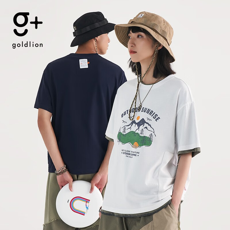 goldlion 金利来 g+ 情短短袖T恤 78.68元（需买2件，需用券）