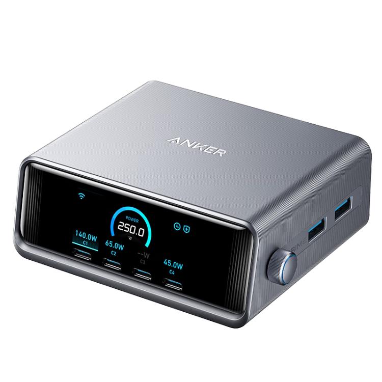 Anker Prime 250W氮化镓桌面充电器 Type-C+USB-A 250W 739元（需用券）