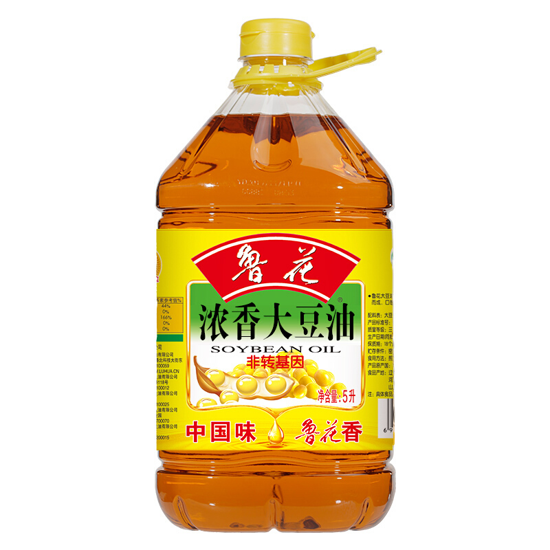 luhua 鲁花 非转基因 浓香大豆油 5L 82.31元（需买2件，需用券）