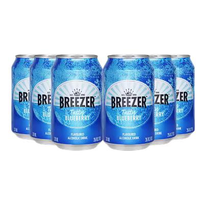 BREEZER 冰锐 百加得 预调鸡尾酒 330ml*6罐 19.9元包邮（需用券）