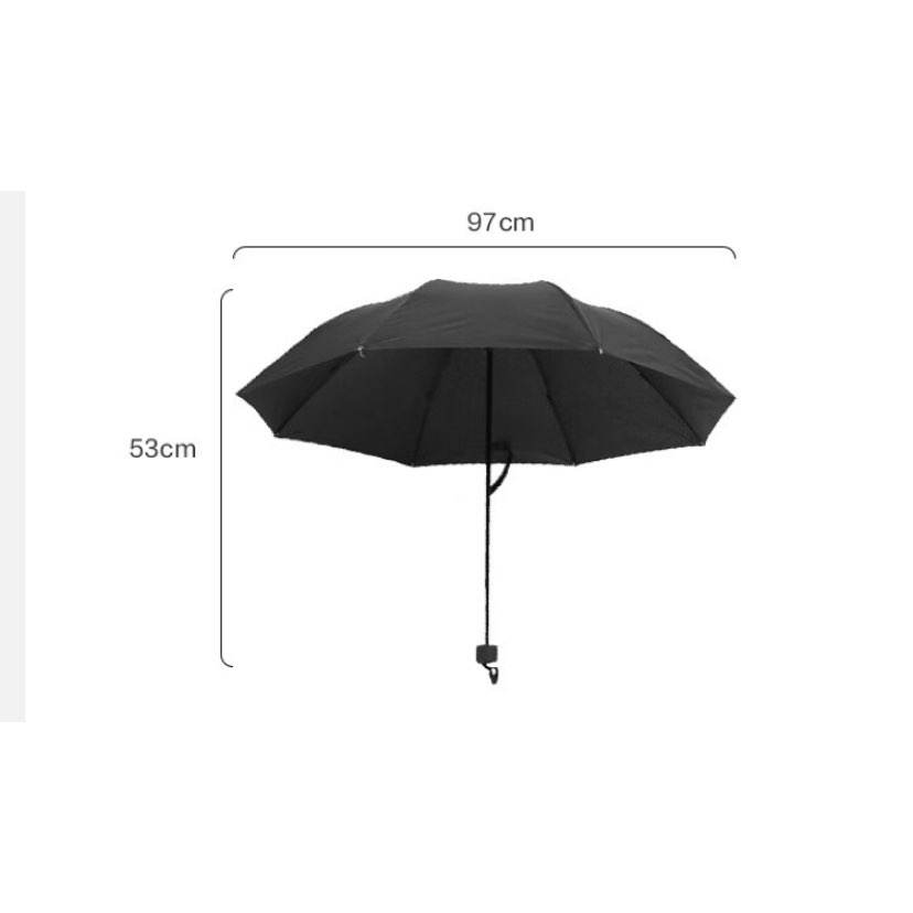 plus：黑胶手动折叠雨伞 8.92元