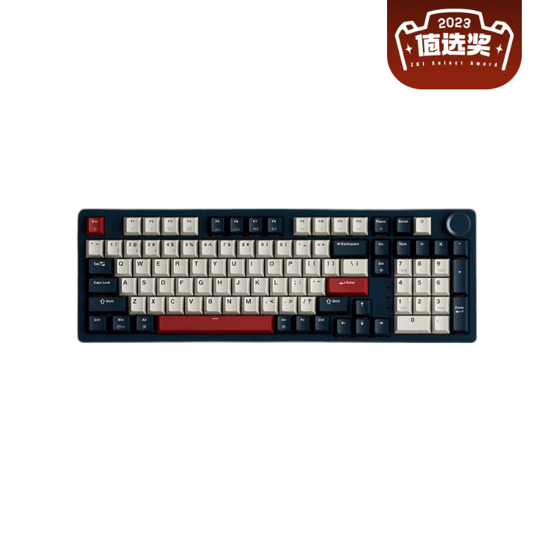 SKN 青龙3.0 三模无线机械键盘 100键 TTC烈焰红轴V2 299元（多人团）