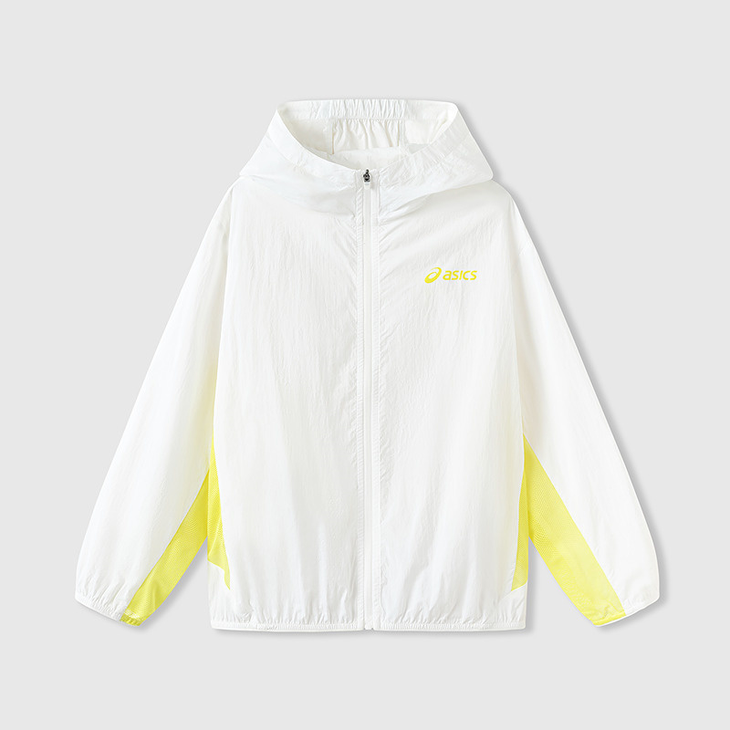ASICS 亚瑟士 童装25年夏新款男女UPF50 冰蝉翼防晒服梭织透气外套 115元