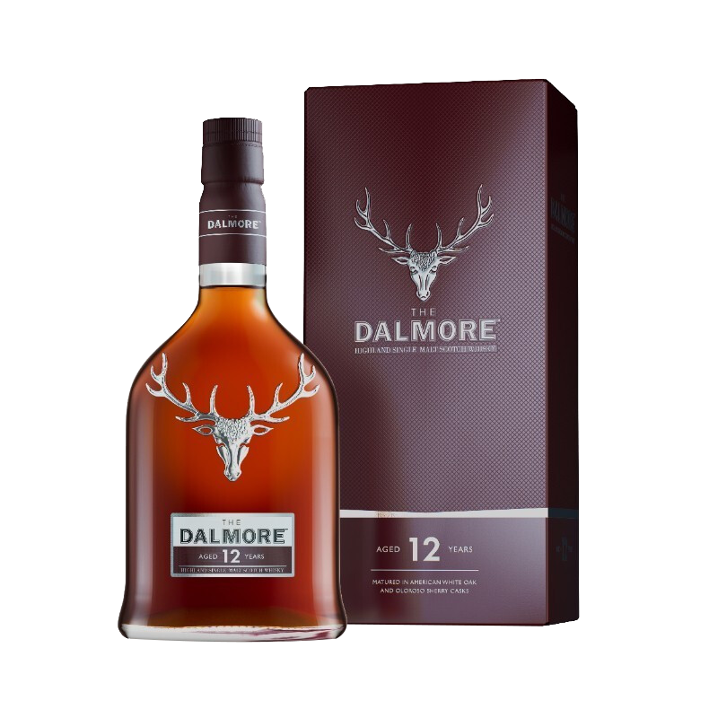 限时抢购：DALMORE 大摩 12年 苏格兰单一麦芽威士忌 700ml 单瓶装 431.44元 包邮