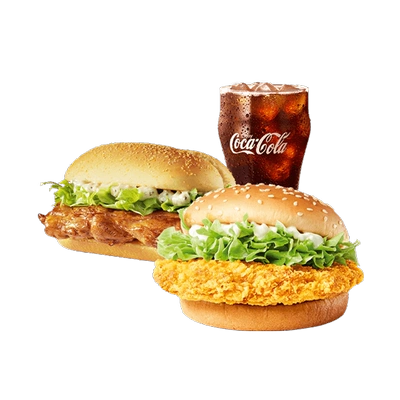 麦当劳 双堡可乐超值套餐 单次券 23.74元