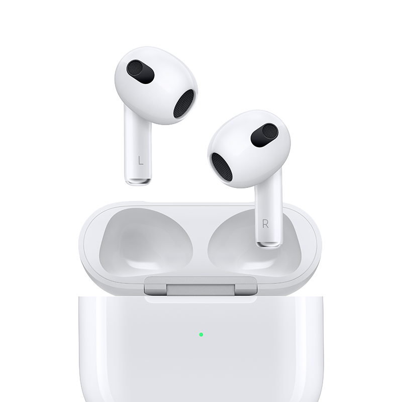 31日20点、PLUS会员：Apple 苹果 个性定制版 AirPods(第三代) 配MagSafe无线充电盒 
