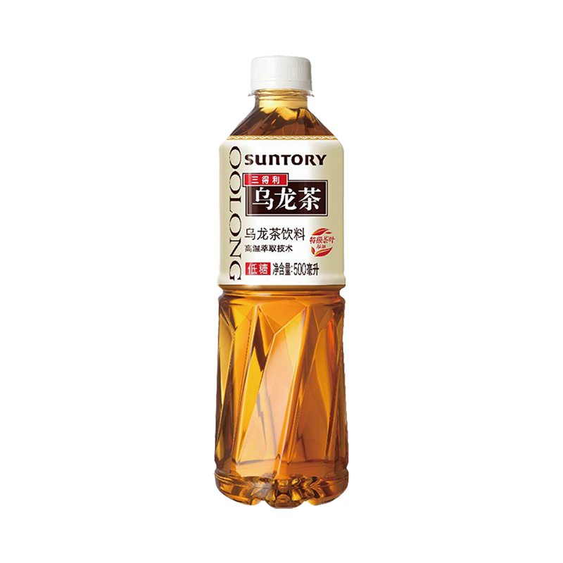 PLUS会员：三得利 低糖乌龙茶饮料 500ml*15瓶 *3件 140.8元包邮，折46.93元/件（