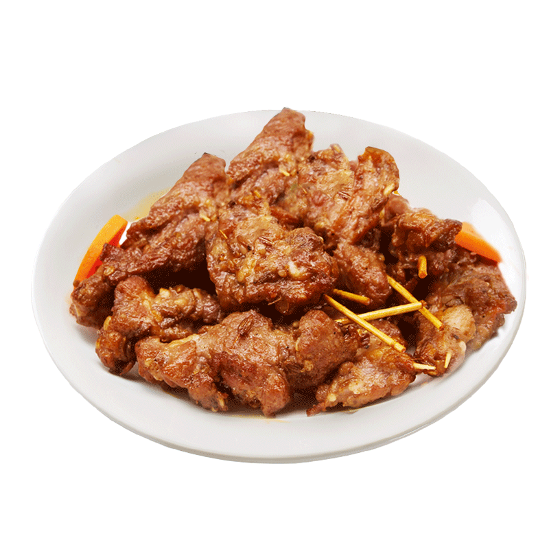 三人团：大庄园香嫩羊肉串300g 牙签小串 老少皆宜 烧烤食材微腌半成品 16.9