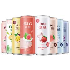 再降价、有券的上：RIO锐澳 洋酒 鸡尾酒 果酒 3度 微醺全家福 330ml*8罐 30.72