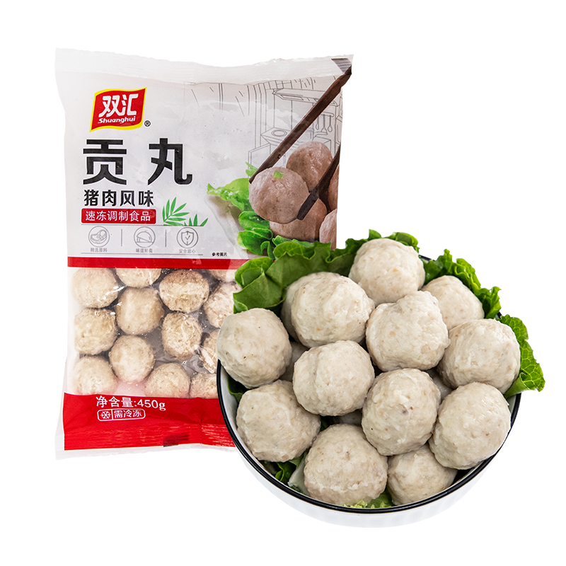 Shuanghui 双汇 贡丸 猪肉风味 450g 任选5件 9.8元（需买5件，总共49.01元）