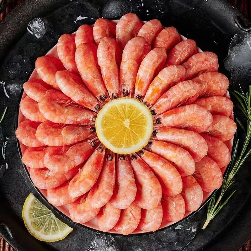 北极甜虾头籽甜虾3斤 117元（需用券）