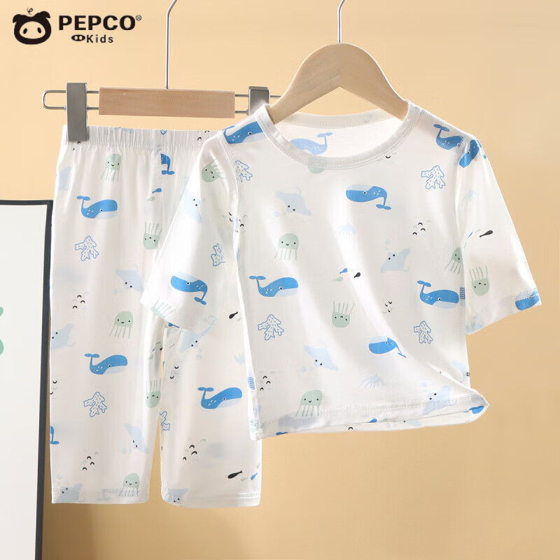 小猪班纳 儿童家居服套装7A抗菌空调服(可外穿) 34.9元(需买2件,需用券)