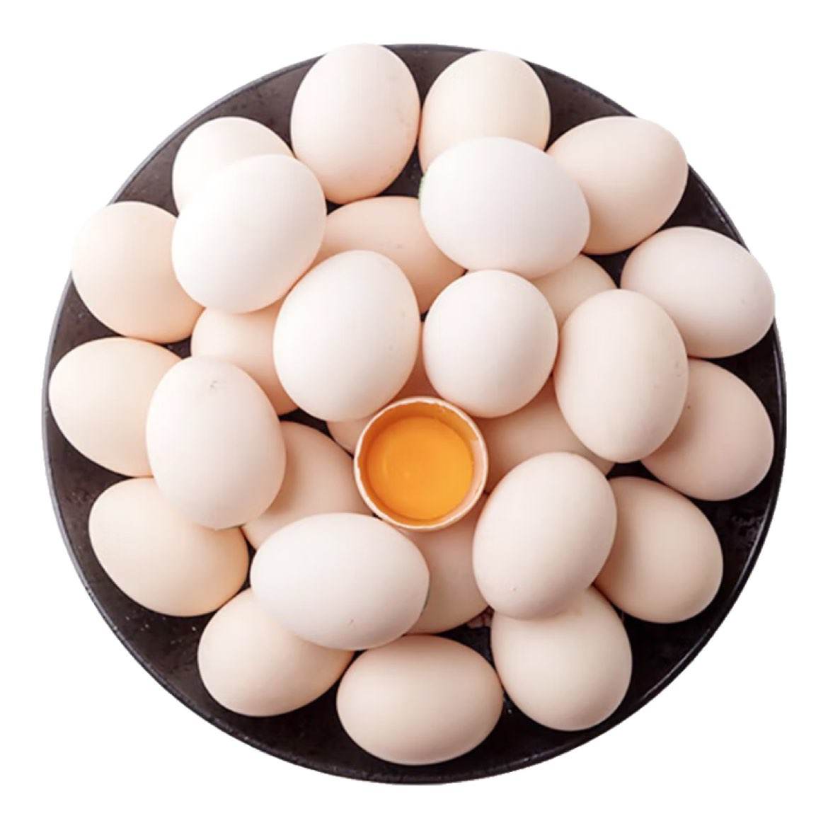 再降价：可生食新鲜鸡蛋 NSF认证 无抗生素 单枚50g左右 10枚 5.9元