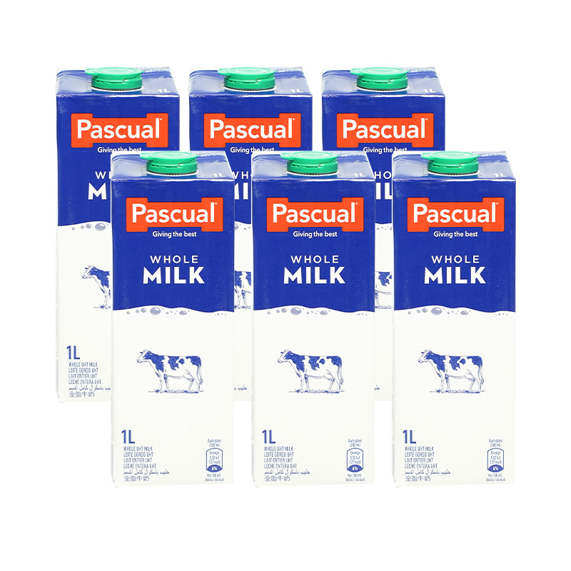 88VIP：PASCUAL 帕斯卡 全脂牛奶进口纯牛奶1L*6 65.05元（需用券）