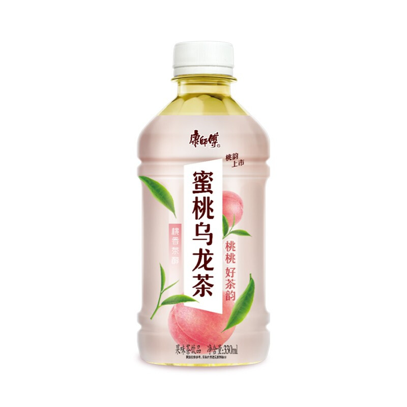 康师傅 蜜桃乌龙330ml*12瓶 水果味 19.9元