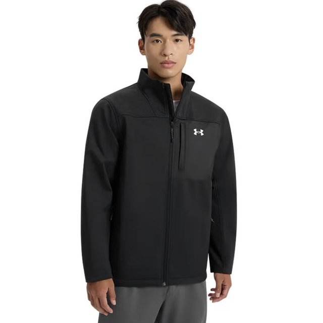 PLUS会员：UNDER ARMOUR 安德玛 UNDERARMOUR）秋冬Storm ColdGear 男子外套运动夹克13715