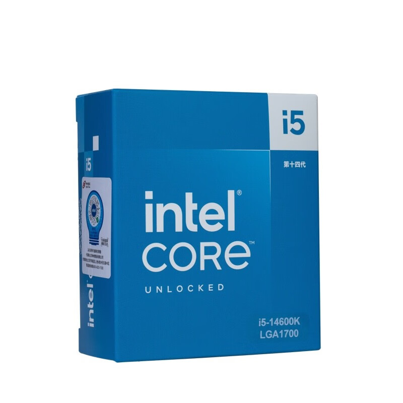 intel 英特尔 酷睿i5-14600K CPU 3.5GHz 14核20线程 2299元