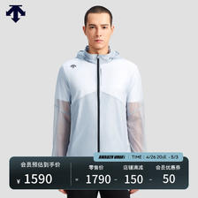 DESCENTE 迪桑特 跑步系列运动男士梭织上衣夏季 LG-LIGHT GRAY 3XL(190/108A) 1640元