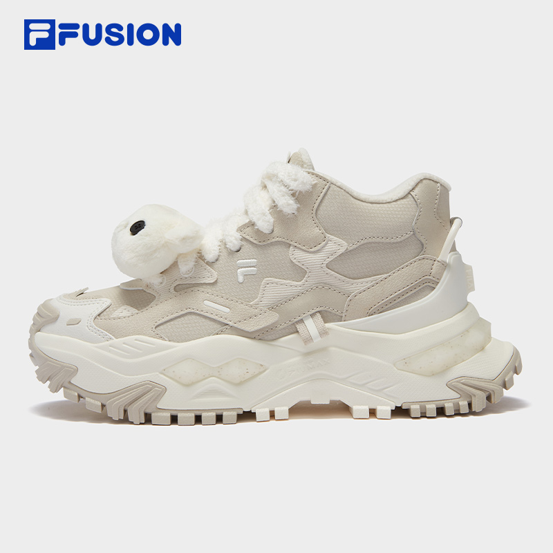 FILA 加绒FILA FUSION斐乐潮牌硬糖2024秋秋冬厚底运动鞋保暖棉鞋女鞋 699元