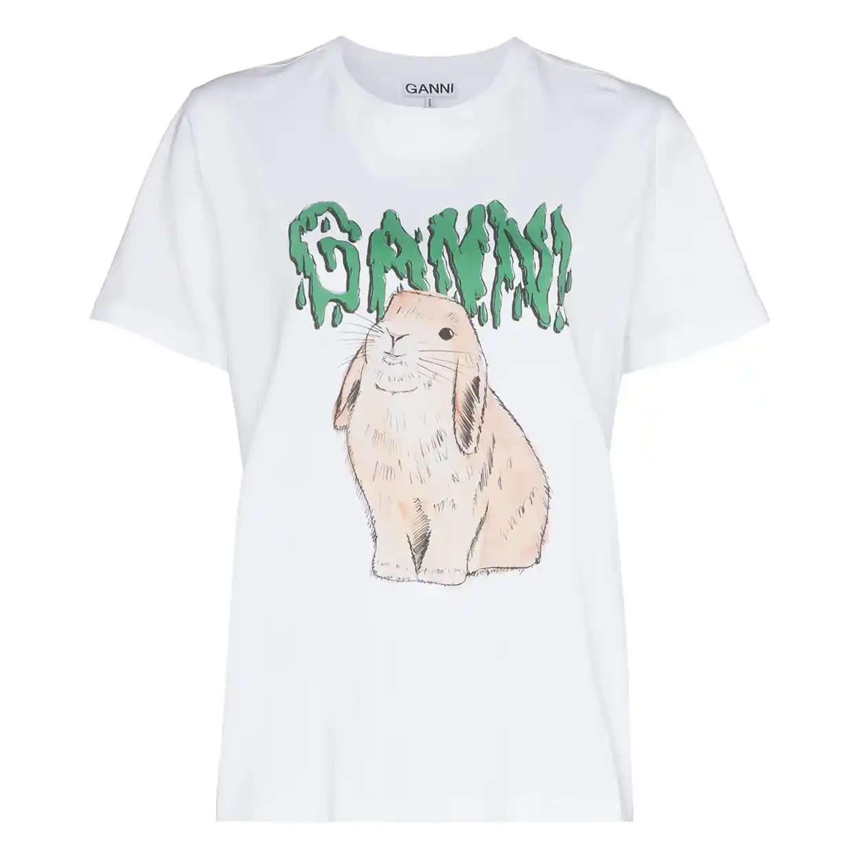 GANNI 小兔子印花T恤 2.4折 ¥289