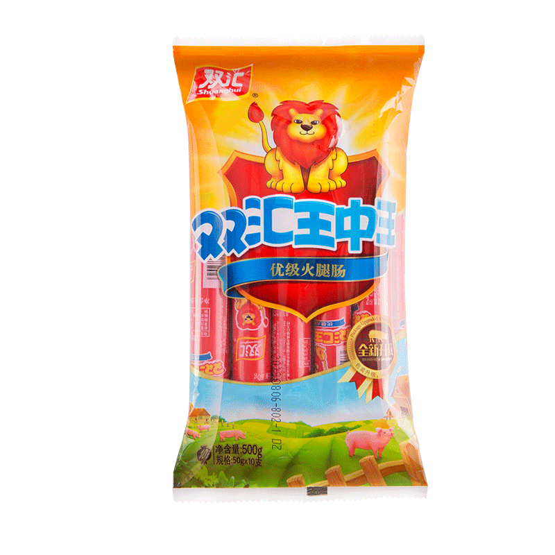 再降价：双汇王中王火腿肠 50g*10支 12.77元