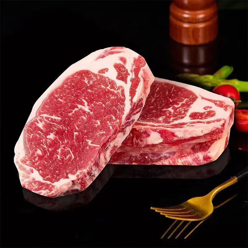 澳洲进口和牛眼肉牛排块*2斤 85.9元（需用券）