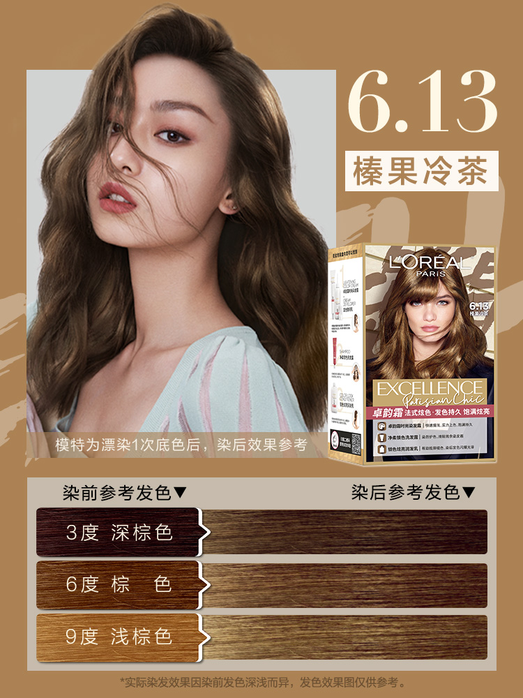 L'OREAL PARIS 法式炫色染发霜 67元（需用券）