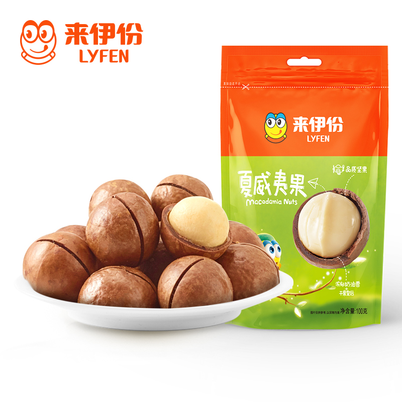 LYFEN 来伊份 夏威夷果150g奶油味 8.16元（需用券）