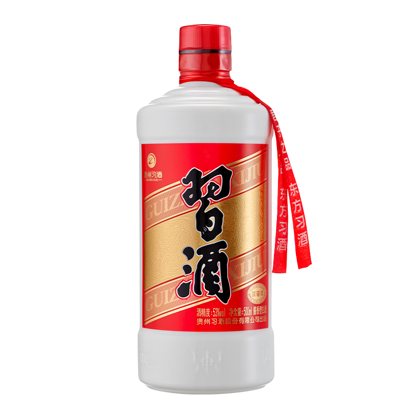 plus会员:习酒圆习酒 酱香型白酒53度 500ml 单瓶装 贵州白酒 108.9元包邮