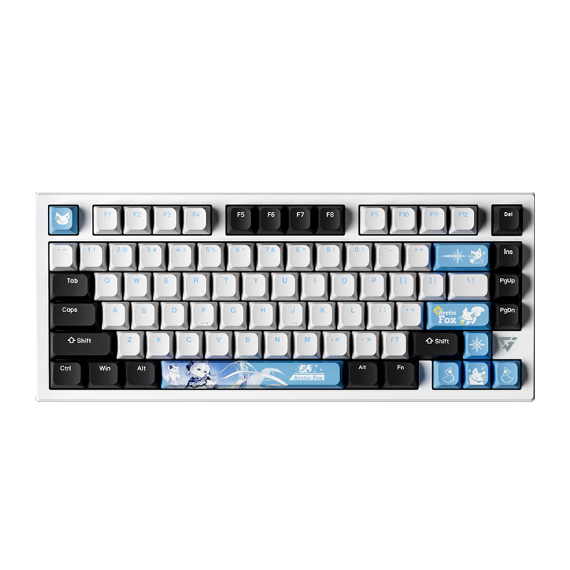 ATK 艾泰克 V75X 三模机械键盘 80键 极地狐轴 限定 铝坨坨 379元包邮（双重优