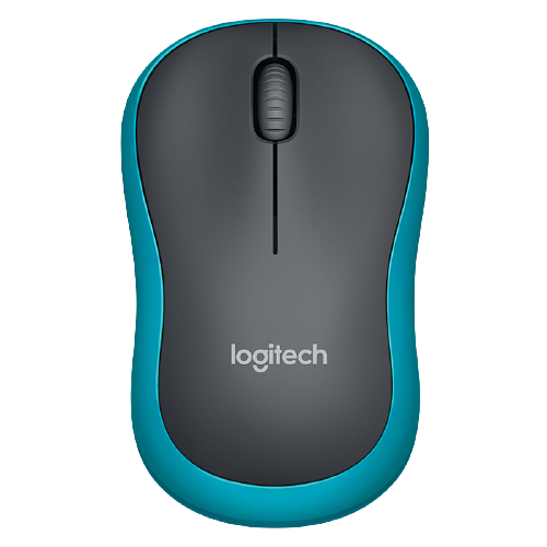 罗技 logitech M185 2.4G无线鼠标 1000DPI 黑蓝 49元