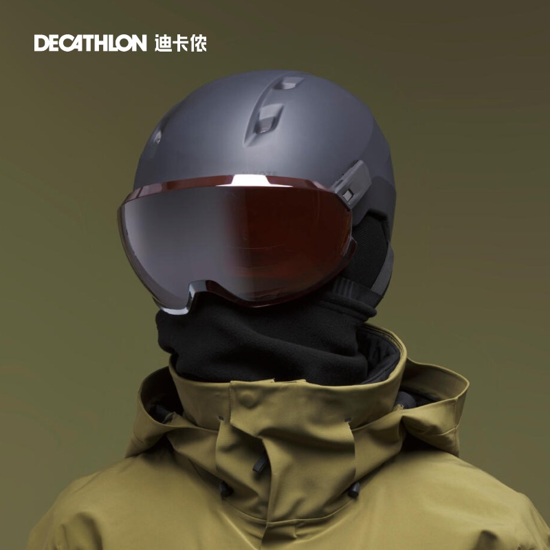 DECATHLON 迪卡侬 滑雪头盔创新盔镜一体HD高清镜片OVWT 569.9元（需用券）