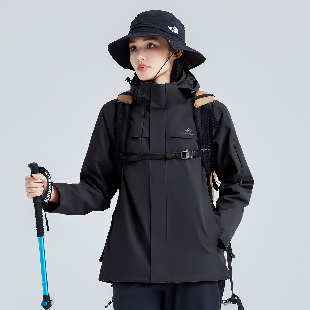 Pioneer Camp 拓路者 朱雀冲锋衣女三合一登山服硬壳外套 395.15元（凑单350.46元