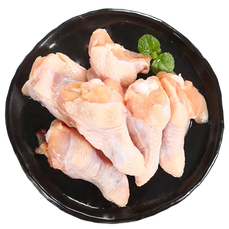 春雪食品 顺丰上门春雪鸡翅根500g*2件新鲜冷冻小鸡腿生鲜鸡翅烧烤食材出口
