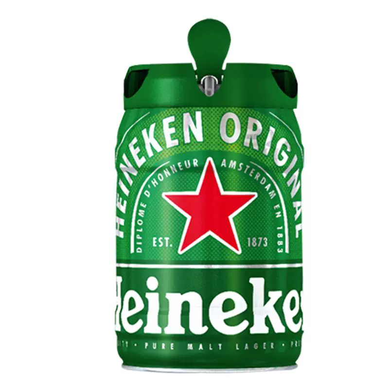 Heineken 喜力 铁金刚 啤酒5L赠500ml*3+杯子！ ￥102.06