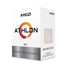 AMD 速龙 3000G 处理器 2核4线程 搭载Radeon Vega Graphic 3.5GHz AM4接口 盒装CPU 319元