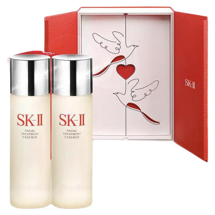 SK-II 神仙水75ml双支装sk2精华液护肤品套装化妆品礼盒生日礼物 1246元（需用