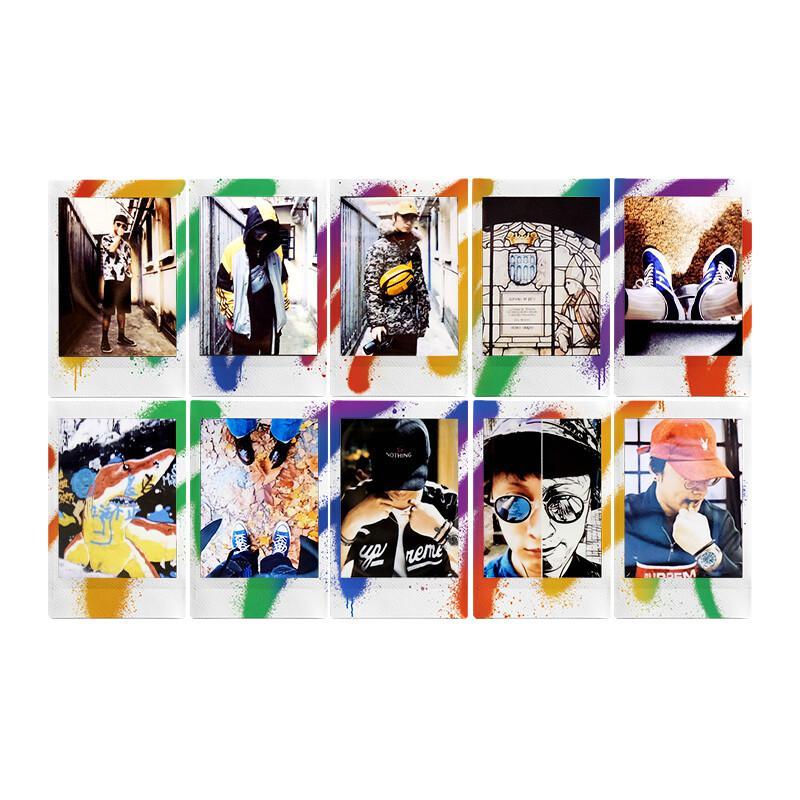 富士 INSTAX富士instax立拍立得 mini相纸 涂鸦10张(适用于mini7+/8/9/11/12/40/90/EVO/hellokitty/Link2)