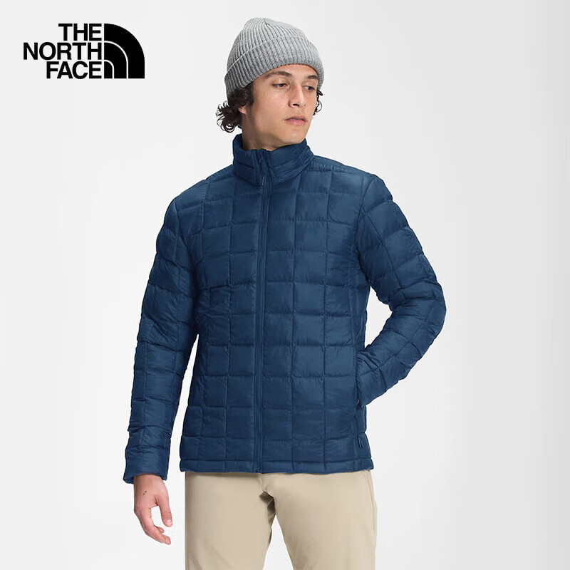 20点：The North Face北面棉服男户外防风保暖立领夹棉外套5GLL 蓝色/HDC M 708元 