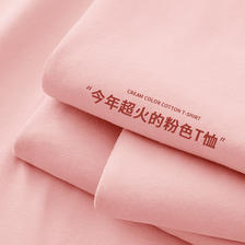 PLUS会员、京东百亿补贴：La Chapelle City 拉夏贝尔 纯棉短袖女t恤 多色可选 28.