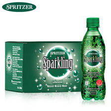 马来西亚Spritzer 0糖0卡天然气泡水 325ml*24瓶 47.99元包邮