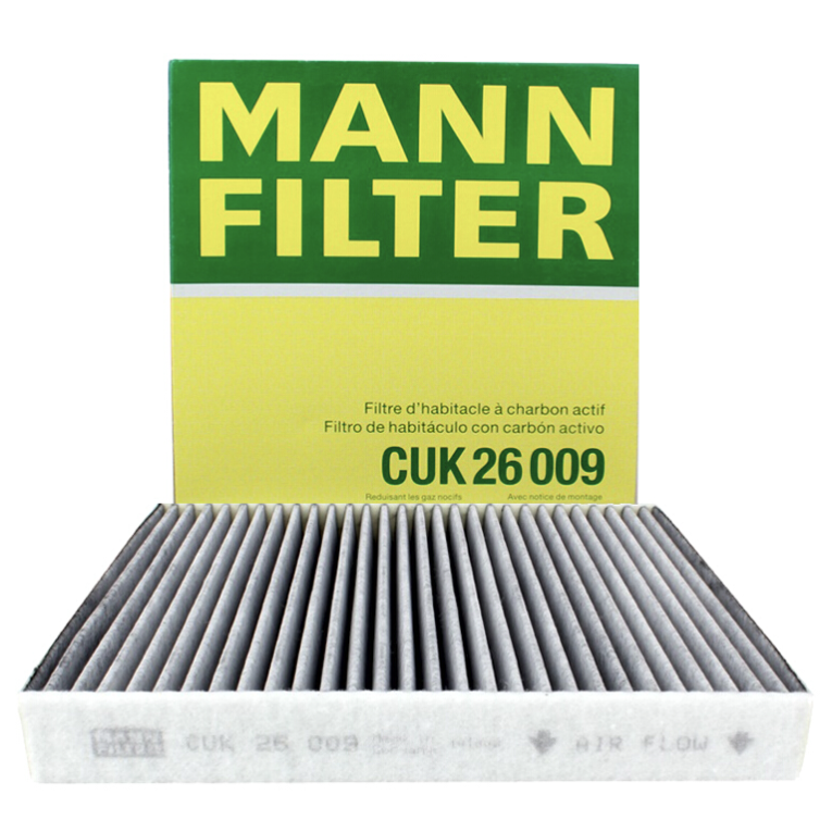 曼牌滤清器 曼牌（MANNFILTER）空调滤清器空调滤芯格CUK26009奥迪A3高尔夫迈腾